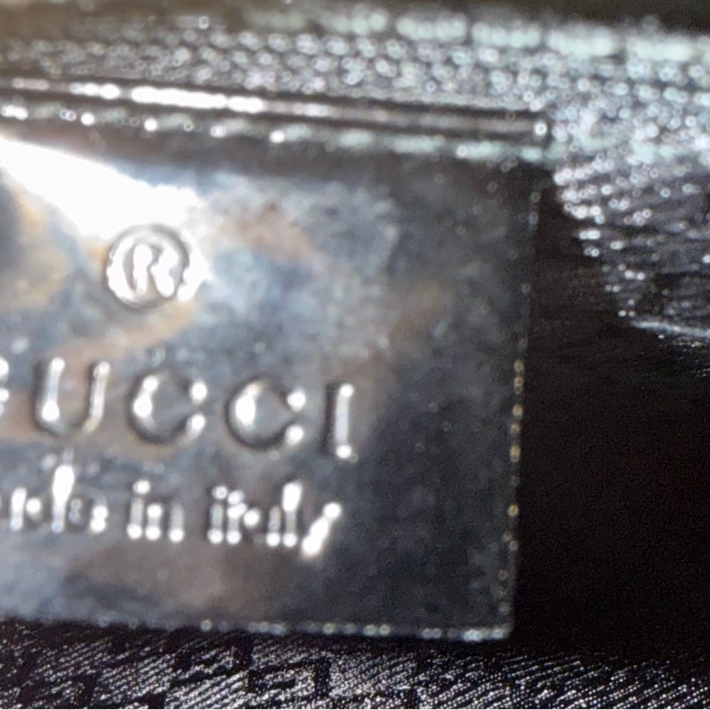 Gucci Black and Cream Shoulder Bag - Picture 7 of 10
